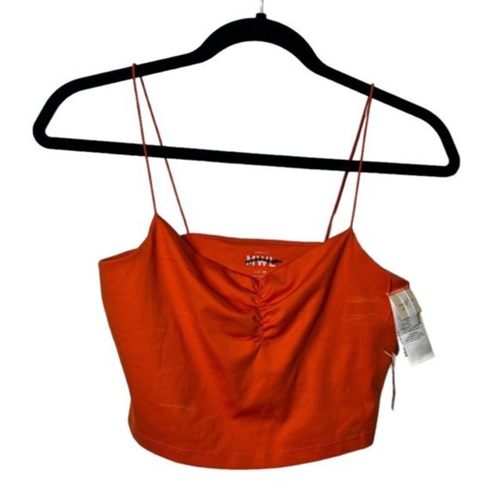 Madewell Flex Sweetheart‎ Crop Tank Top Sz M *Flaw*